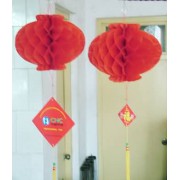 纸制灯笼新年元宵节装扮灯笼