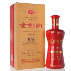 剑南系列 金剑南K9 500毫升 52度 浓香型白酒