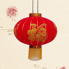 中国传统文化大红灯笼加工制作