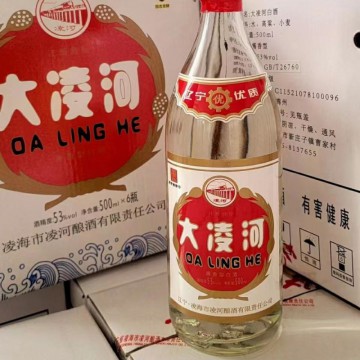 53度东北大凌河老酒酱香型500ml*6瓶酱香白酒