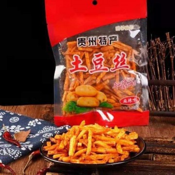 贵州土豆片特产麻辣香辣土豆丝休闲零食香脆薯片袋装油炸洋芋片