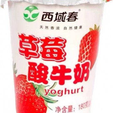 新日期 新疆西域春12杯原味草莓酸奶红枣益生菌鲜奶营养早餐奶