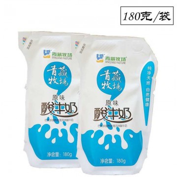 青海特产高原奶源青藏牧场袋装常温款网红酸奶12袋