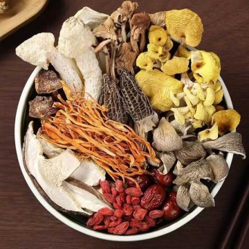 七彩菌汤包云南特产羊肚菌鸡油菌虫草原料广东煲汤材料包