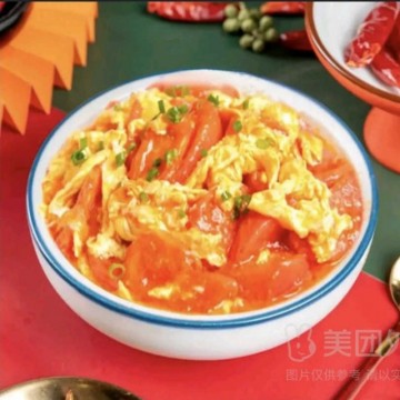 心悦快餐（盒饭·工作餐）番茄炒鸡蛋