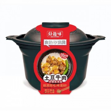 好趣味砂锅米饭土豆牛肉味
