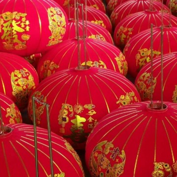 植绒灯笼