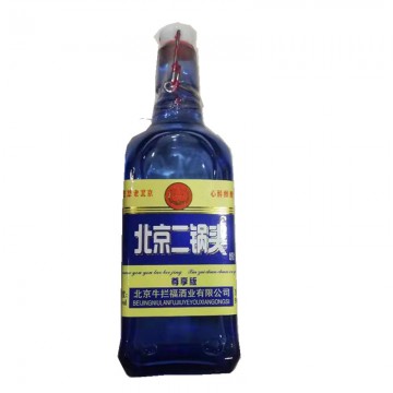 批发42度京永盛蓝瓶北京二锅头浓香型小方瓶