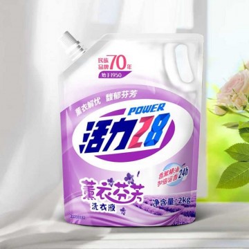 活力28洗衣液香味持久袋装整箱批发补充液家庭装机洗
