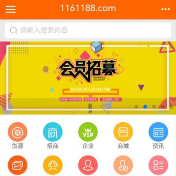 1161188电商平台手机端首页展示，VIP会员3600/年