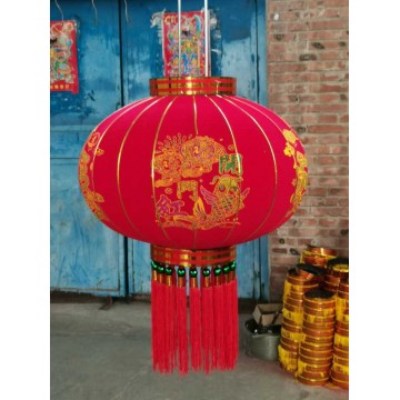 中国年俗文化绣花灯笼制作工艺