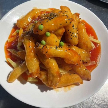 土豆条糖醋里脊（纯里脊肉）