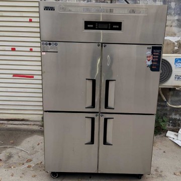 回收出售四门冰箱商用冷藏冷冻双温保鲜厨房四开门冷柜立式大容量