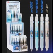 摩易擦按动中性笔头带摩易擦橡皮内置低重心配件减少震动书写稳定