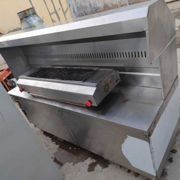 无烟净化烧烤车油烟净化器不锈钢夜市摆摊移动架子烧烤车商用烤炉