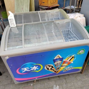 出售回收超市冰箱便利店雪糕柜置物架展示架冰柜饮料商用双面货架