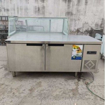 回收出售商用保鲜工作台平冷操作台双温冰柜水吧台卧式冰箱冷冻