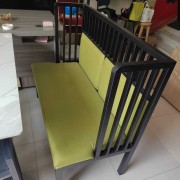回收卡座沙发烧烤小吃快餐店酒吧奶茶店商用餐椅组合靠墙长凳