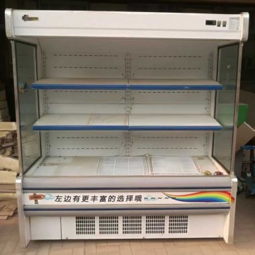 回收出售麻辣烫展示饭店点菜柜水果蔬菜烧烤冷藏保鲜商用立式冰箱
