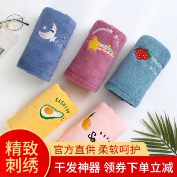 干发帽女速干成人超强吸水新款不掉毛可爱浴帽包头巾擦头发毛巾
