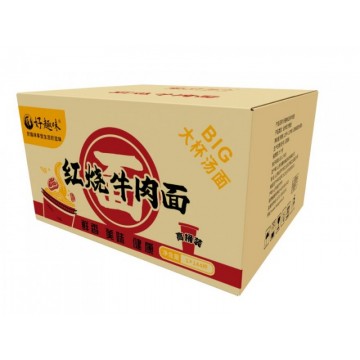 好趣味红烧牛肉高杯汤面