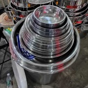 出售不锈钢商用拉面碗汤碗大号麻辣烫碗面粉碗隔热碗家用米饭碗