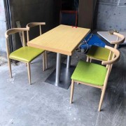 出售回收餐椅铁艺牛角椅子靠背现代简约桌子凳子饭店咖啡餐厅桌椅