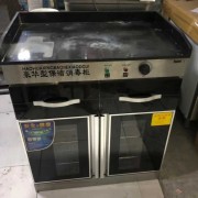出售回收商用豪华型消毒柜厨房碗柜不锈钢保洁柜大理石台面配餐柜