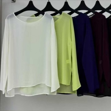 芮纳穿搭—乔其纱防晒服饰，女士休闲衣服
