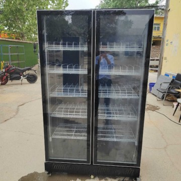 出售二手双门饮料冷藏酒水超市冰箱商用酒吧展示柜冷柜鲜花柜风冷