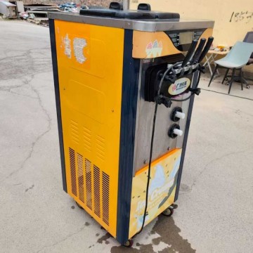 回收广绅冰淇淋机商用全自动大型立式甜筒雪糕机机器