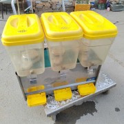 出售饮料机商用三缸冷热果汁机自助奶茶店冷饮机三缸可乐机喷淋