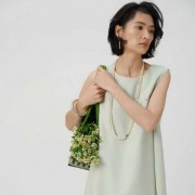 女士新款连衣裙淡青色穿上舒适凉爽清新脱俗