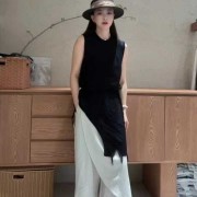 芮纳穿搭春夏新款女士长体恤衬衫自由搭配裙子裤子