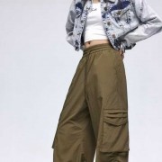 2025夏款女裤降落伞裤子阔腿裤休闲裤宽松舒适