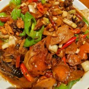 小秦川炒鸡美食西北菜禹州特色菜辣子鸡麻辣鸡
