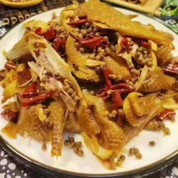 椒麻鸡麻椒鸡手撕鸡麻辣肉制品饭店食材餐饮美食