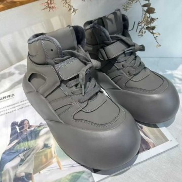 厚底大头面包鞋丑萌休闲运动鞋秋冬款百搭款男士鞋女士鞋