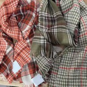 冬季出行围巾围脖防风保暖女士穿搭针织披肩