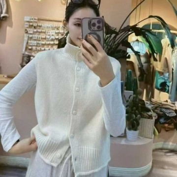 女冬装双面穿马甲毛衣高领保暖衣服针织背心