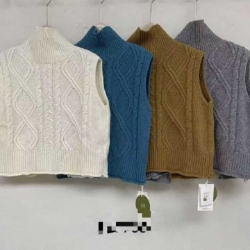 高领针织毛衣多色系任意搭配马甲冬季保暖女士内搭外穿