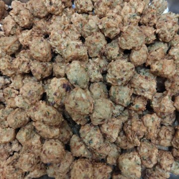 禹州小秦川特色丸子萝卜油炸素肉特色小吃休闲美食