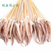鱿鱼须小串铁板鱿鱼海鲜烧烤串油炸食材冻品批发