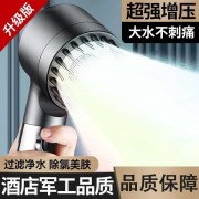 德国双涡轮增压花洒喷头超强加压浴室大淋浴头莲蓬头淋浴花洒套装