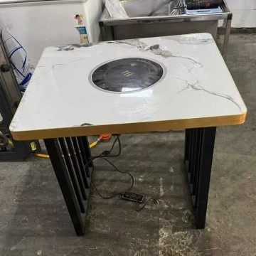 岩板火锅桌10张80 70  12张1.2 75电磁炉2千瓦