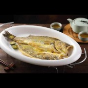 香煎海鲈鱼 特色海鲜美食 营养价值高 鲜嫩可口