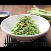 芝麻盐豆角 时令蔬菜特色菜凉调热炒凉拌菜美食推荐