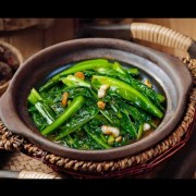 砂锅油麦菜 青菜热菜炖菜热炒小炒青菜饭店包桌蔬菜