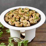 香煎毛尖虾龙虾大虾仁新鲜海鲜美食禹州小秦川特色热菜