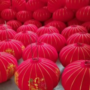 武陟大红灯笼厂家定做节日喜庆用品，加工广告灯笼提供红灯笼配件